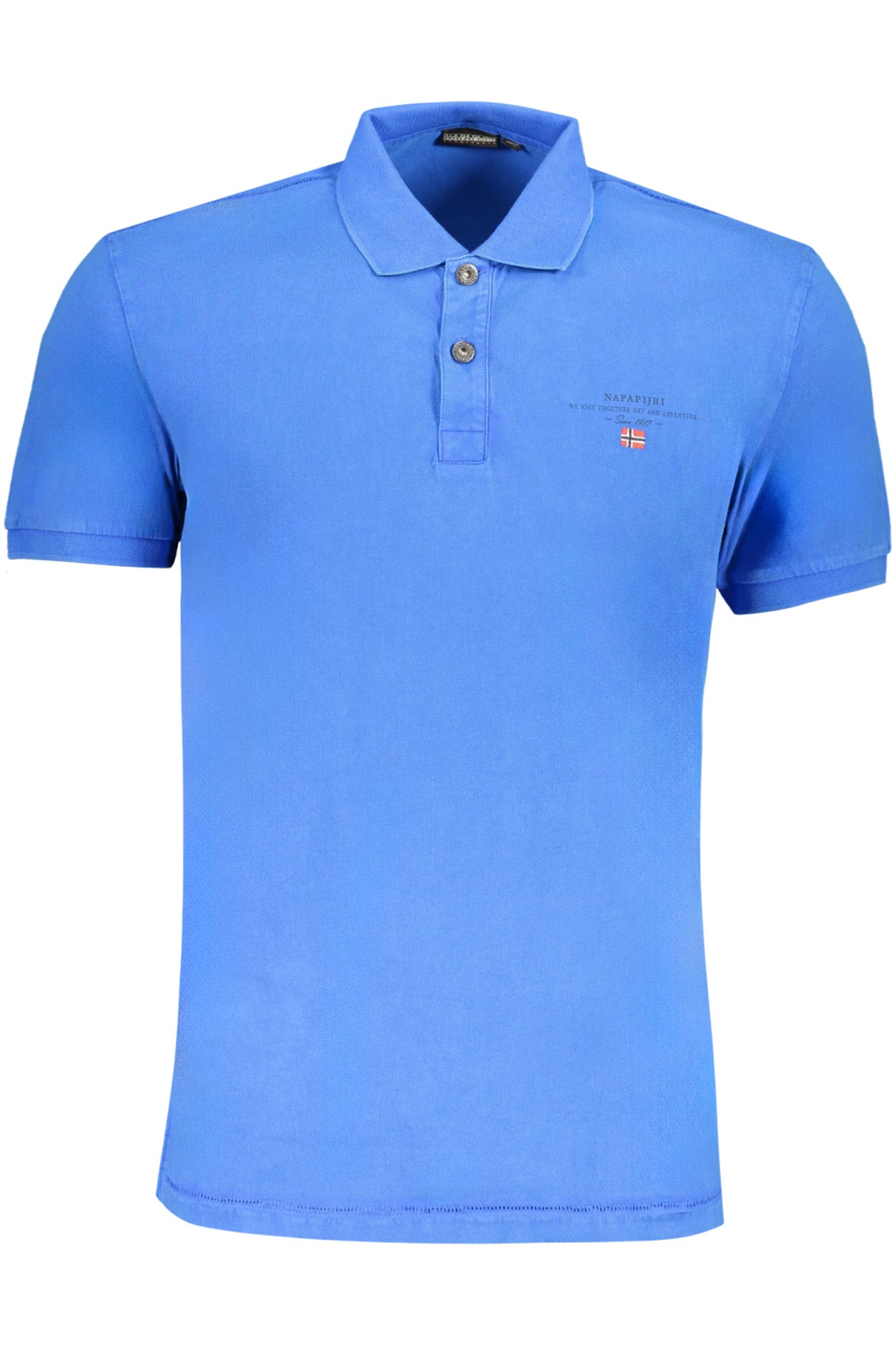 Napapijri Polo Maniche Corte Uomo Blu - mem39