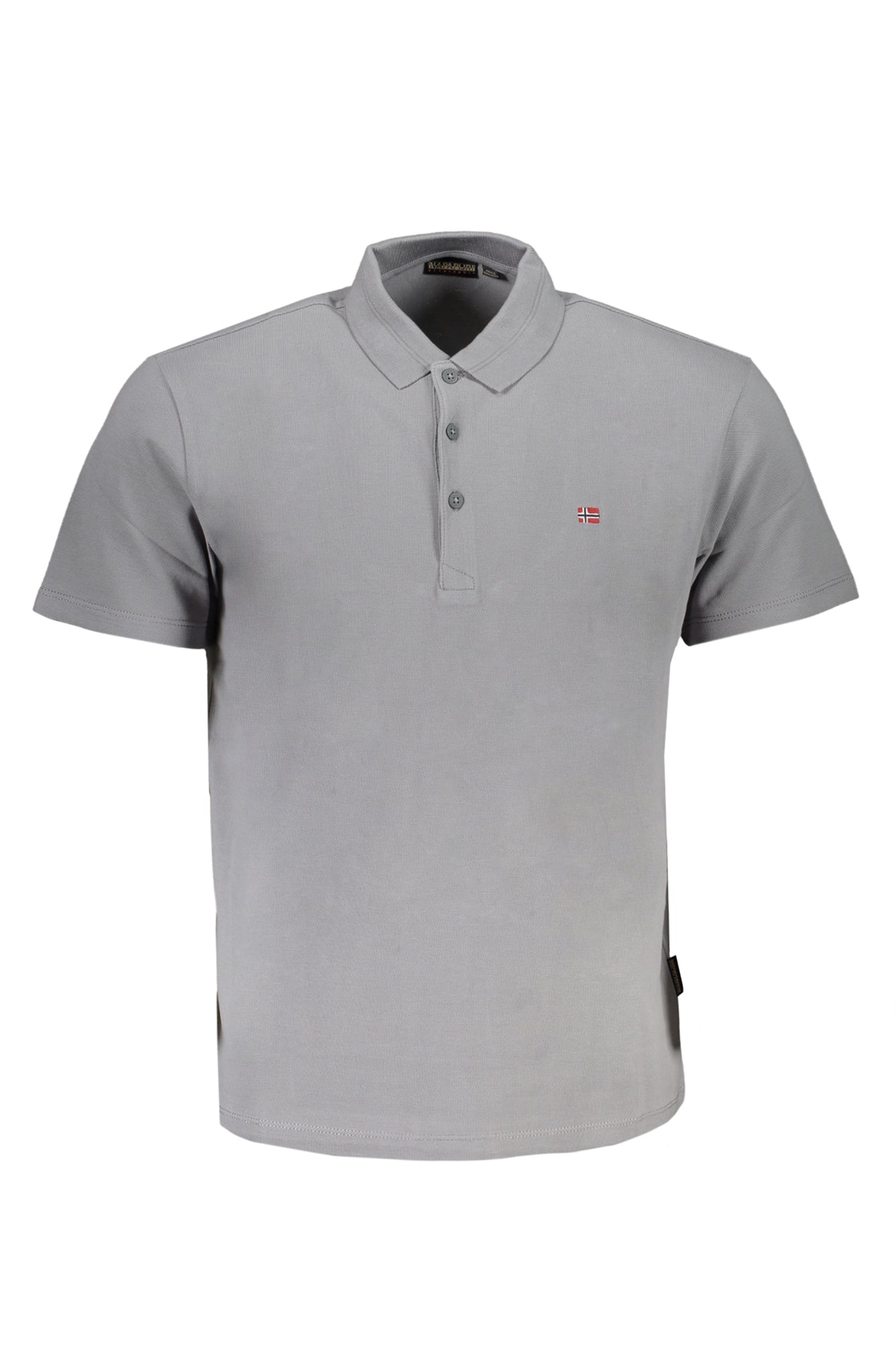 Napapijri Polo Maniche Corte Uomo Grigio - mem39