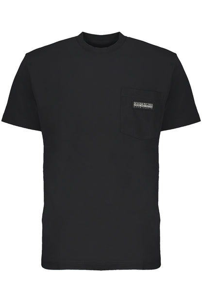 Napapijri T-Shirt Maniche Corte Uomo Nero - mem39