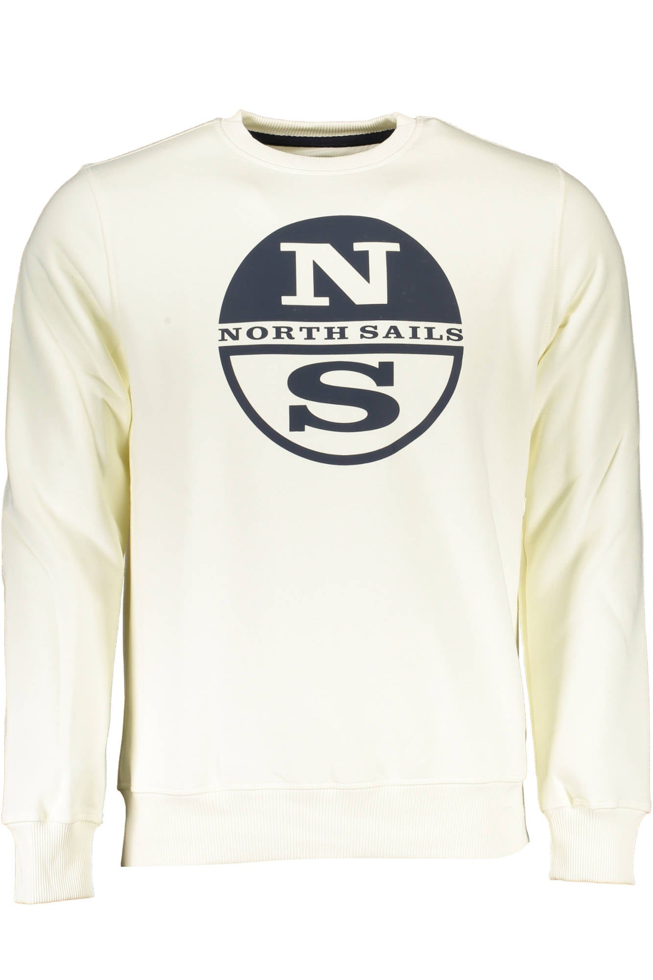 North Sails Felpa Senza Zip Uomo Bianco"" - mem39