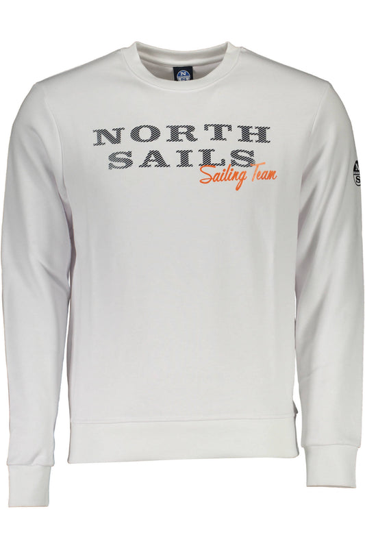 North Sails Felpa Senza Zip Uomo Bianco"" - mem39