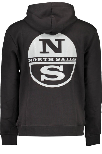 North Sails Felpa Senza Zip Uomo Nero"" - mem39