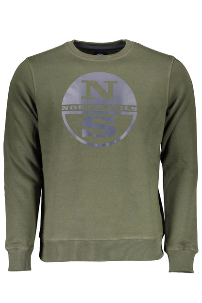 North Sails Felpa Senza Zip Uomo Verde"" - mem39