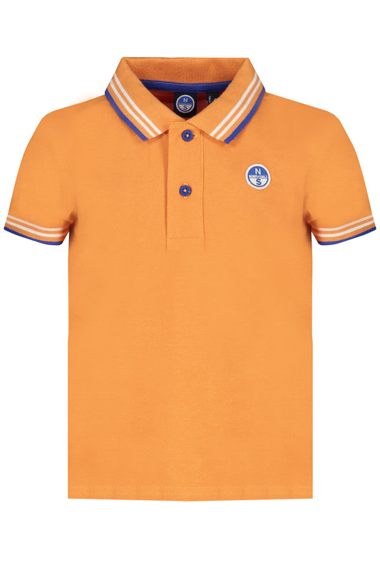 North Sails Polo Maniche Corte Bambino Arancio - mem39