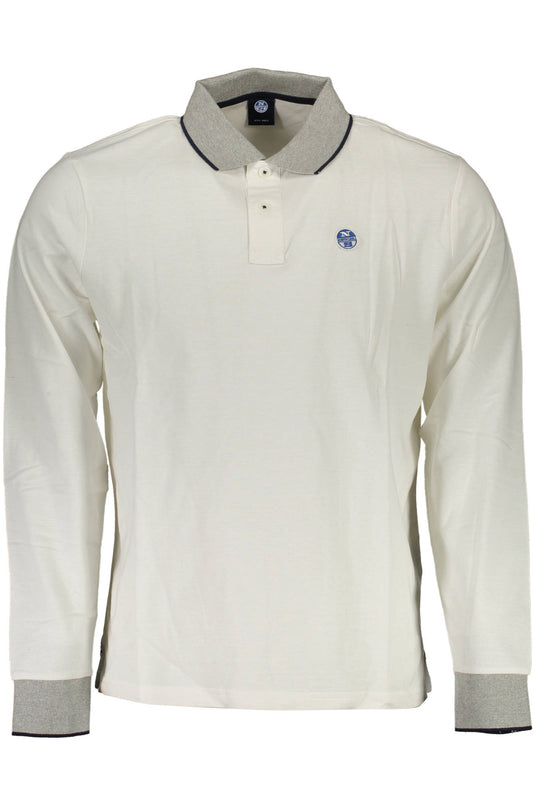 North Sails Polo Maniche Lunghe Uomo Bianco - mem39