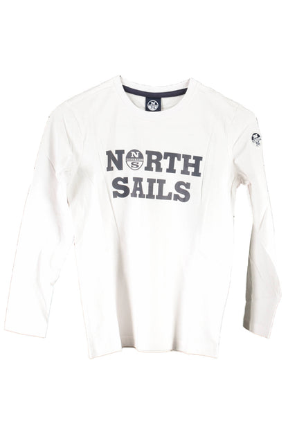 North Sails T-Shirt Maniche Lunghe Bambino Bianco - mem39