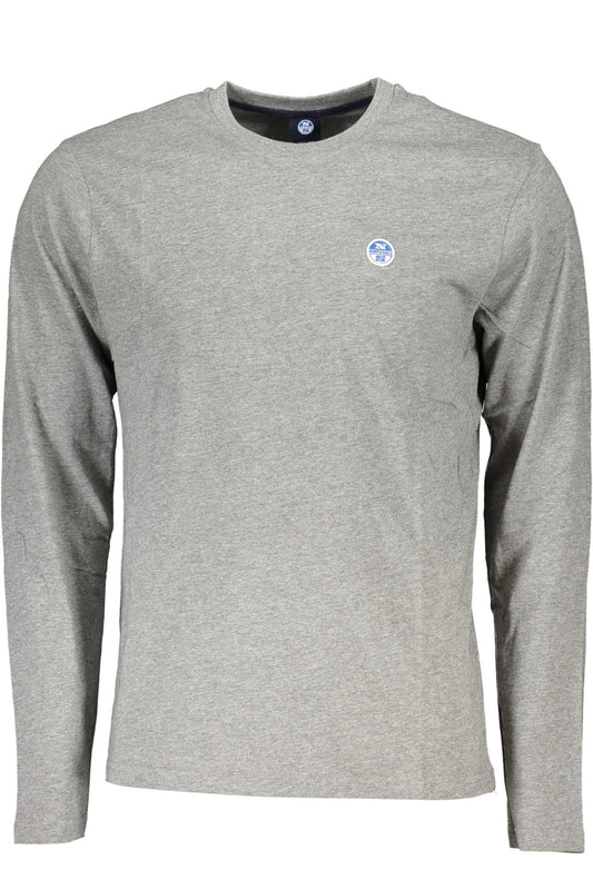 North Sails T-Shirt Maniche Lunghe Uomo Grigio""