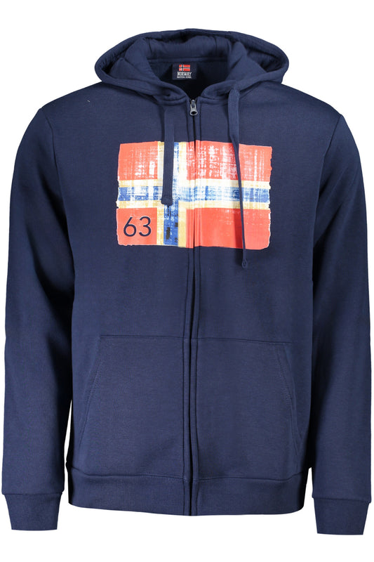 Norway 1963 Felpa Con Zip Uomo Blu"" - mem39