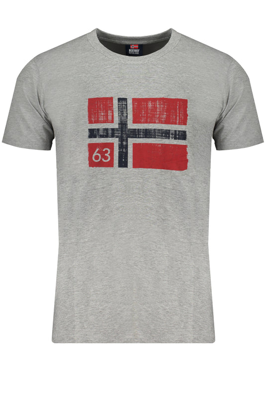 Norway 1963 T-Shirt Maniche Corte Uomo Grigio - mem39