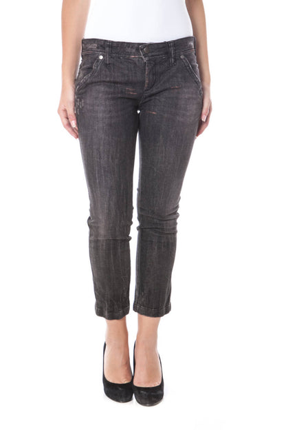 Parasuco Jeans Pinocchietto Donna Nero"" - mem39