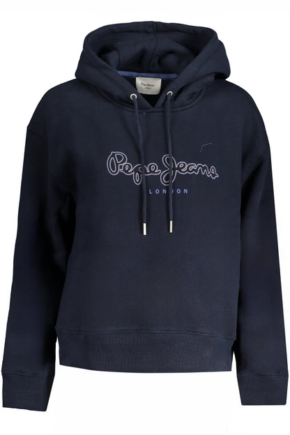 Pepe Jeans Felpa Senza Zip Donna Blu"" - mem39