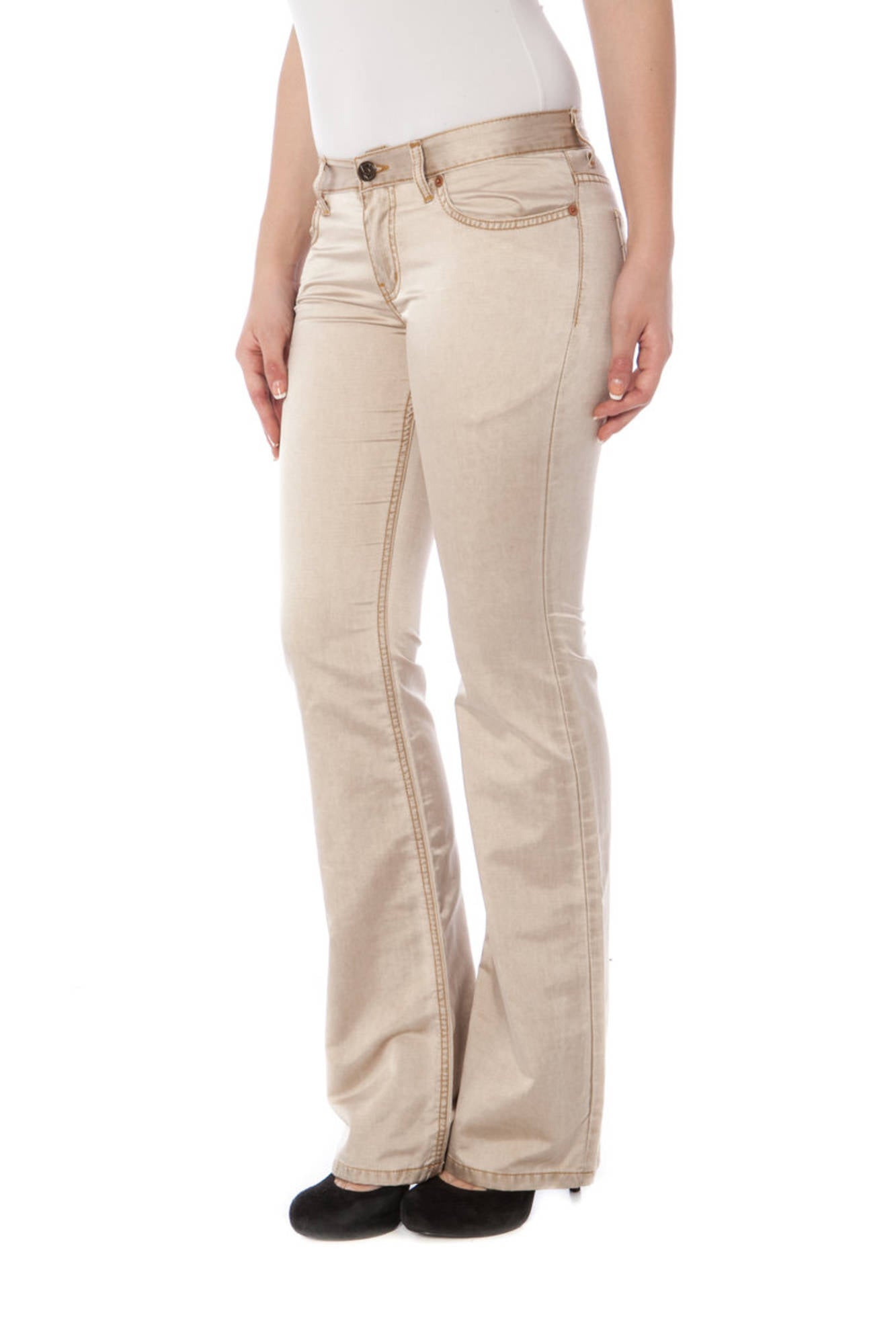 Phard Pantalone Donna Beige"" - mem39