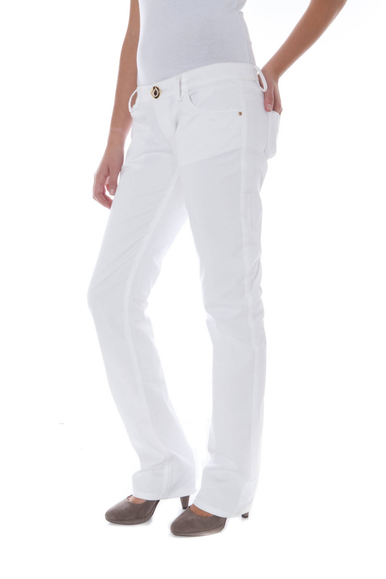 Phard Pantalone Donna Bianco"" - mem39