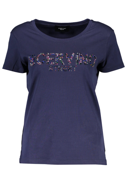 Scervino Street T-Shirt Maniche Corte Donna Blu"" - mem39