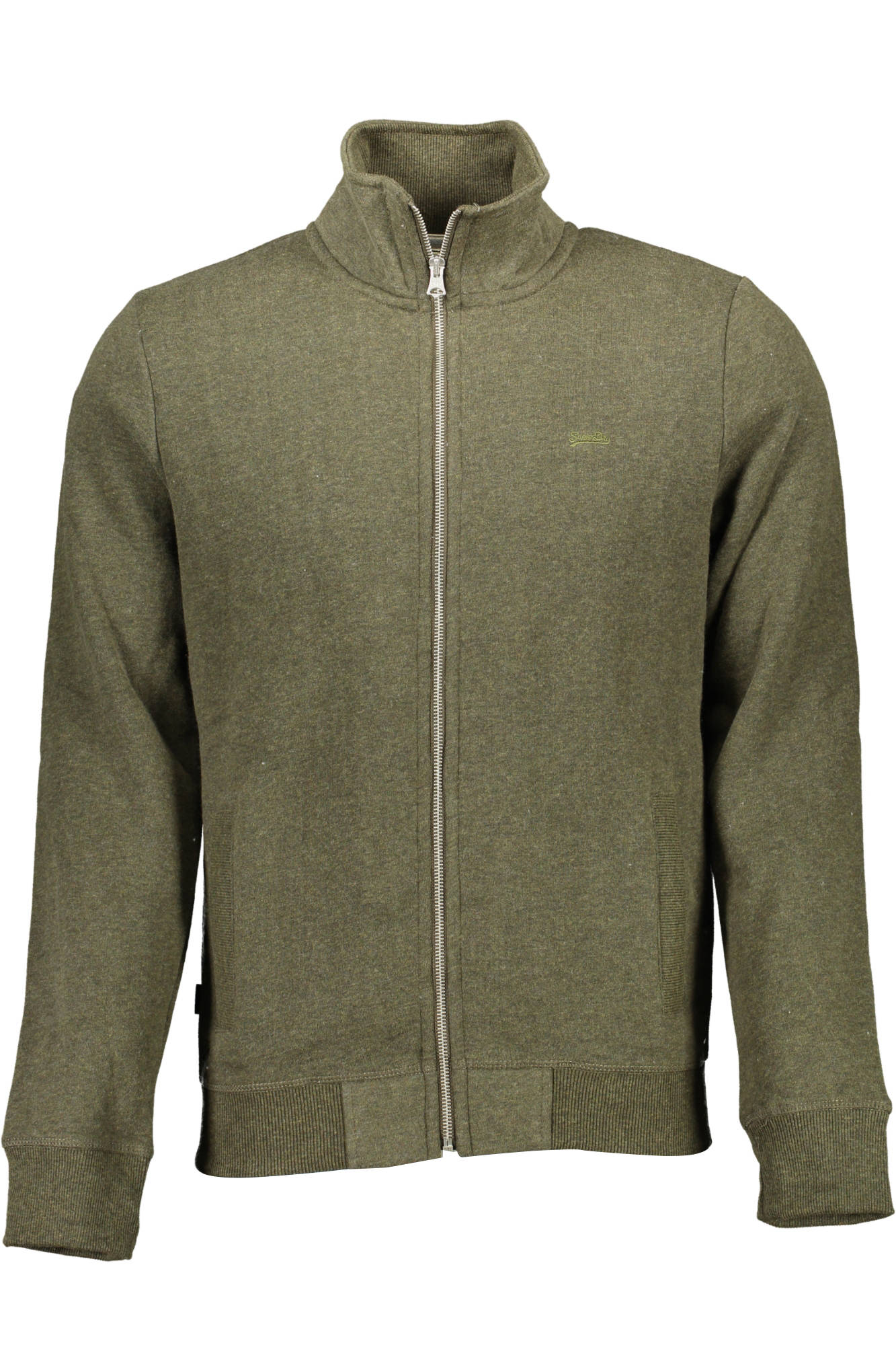 Superdry Felpa Con Zip Uomo Verde"" - mem39