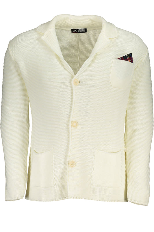 U.S. Grand Polo Cardigan Uomo Bianco"" - mem39