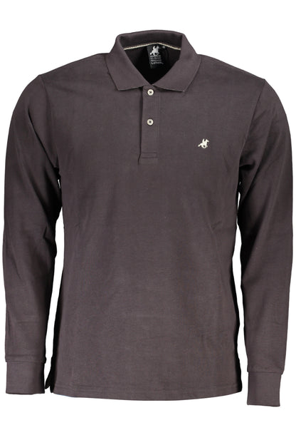 U.S. Grand Polo Polo Maniche Lunghe Uomo Grigio - mem39