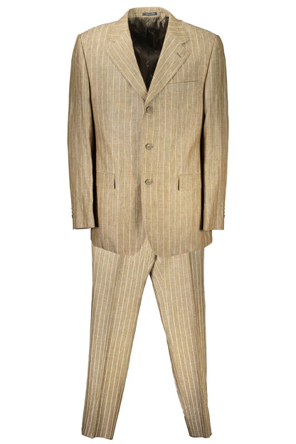 Verri Milano Abito Classico Uomo Beige"" - mem39