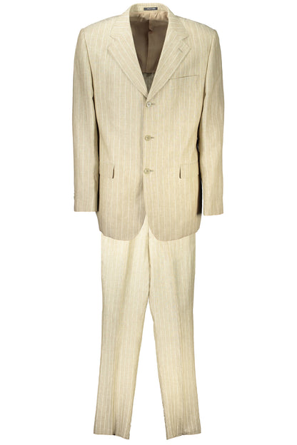 Verri Milano Abito Classico Uomo Beige""