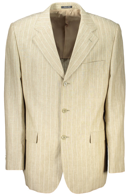 Verri Milano Abito Classico Uomo Beige""