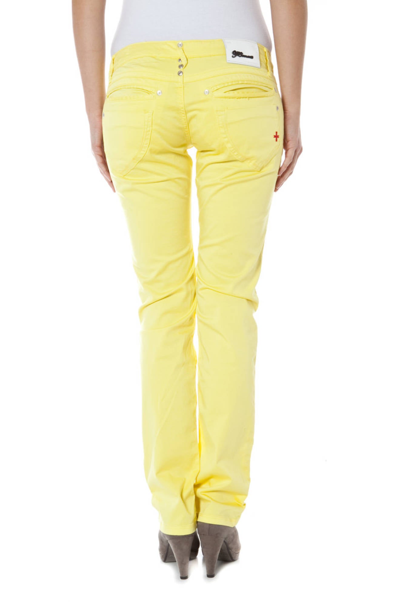 Zuelements Pantalone Donna Giallo"" - mem39