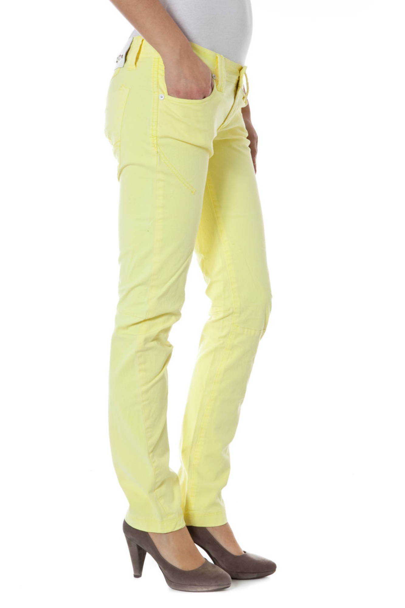 Zuelements Pantalone Donna Giallo"" - mem39