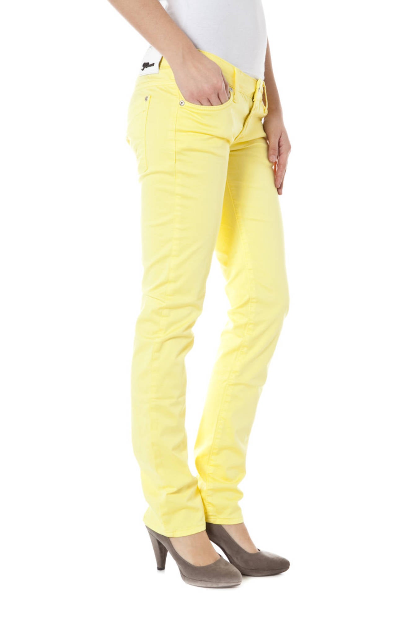 Zuelements Pantalone Donna Giallo"" - mem39